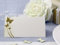 EinsSein 50x Tischkarten Hochzeit Liebesfalter Gold Hochzeit, Tischkarten, Platzkarten, Namenskarten, Herz Schmetterling