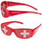 Taffstyle Fanartikel Sonnenbrille für Fussball WM & EM mit Länder Flagge Style - Schweiz