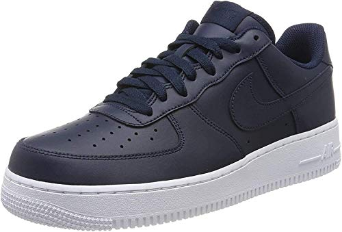 NIKE Men's Air Force 1 '07 Basketball Shoe, White/White, 8 UK