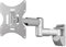 Goobay 51885 TV EasyScope M doppelarmige Wandhalterung für TVs bis 107 cm (42), schwenkbar, neigbar, Silber