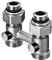 Schell 141970499 Straight Connection Isolation Radiator Valve 3/4 Inch External Thread x 1/2 Inch External Thread matt Nickel