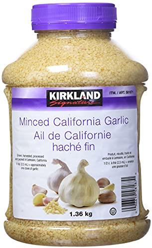 Kirkland Signature Minced California Garlic, 48 Ounce