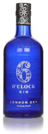 6 O'clock Gin - London Dry Gin - Original, Award-Winning Gin (70cl)