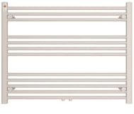 Badheizkörper Weiß 900x700 mm – Handtuchheizkörper mit Mittelanschluss – Design Heizkörper Badezimmer – Wandheizkörper Stahl – Handtuchtrockner & Raumheizung