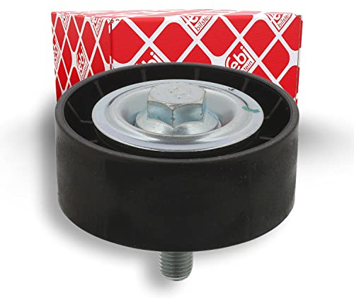febi bilstein 36442 Idler Pulley with additional parts, for auxiliary belt, pack of one