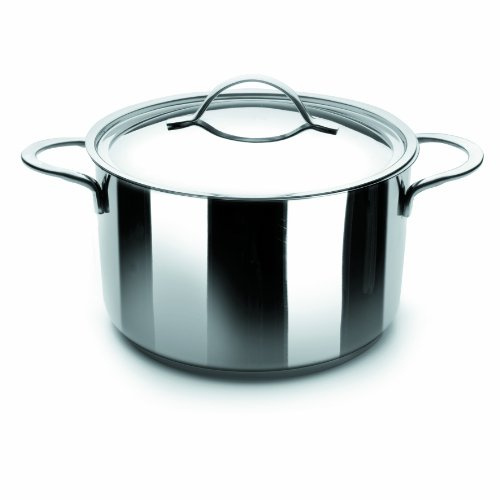 IBILI Kochtopf Noah mit Deckel, Edelstahl, Silber, 28 cm, 2-Einheiten