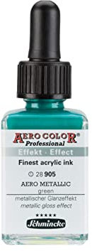 Schmincke - AERO COLOR Professional Effektfarbe 28ml METALLIC-green