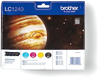 Brother LC1240 - Tintenpatrone schwarz/dreifarbig 0.6K LC1240VALBP