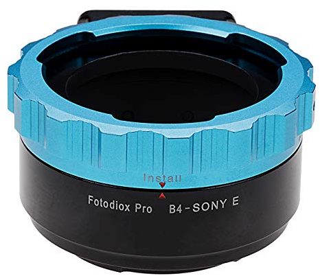 Fotodiox Pro Lens Mount Adapter Compatible with B4 (2/3) ENG Cine Lenses to Sony E-Mount Cameras