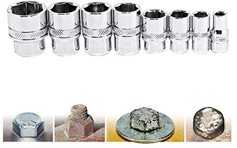 Powerbuilt 8pc 1/4 & 3/8 Dr. SAE Zeon Socket Set (941323D)