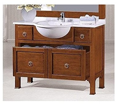 EsteaMobili - Mobile Bagno ARREDO Legno MASSELLO Arte POVERA Classico - 121090052859 - Come Foto