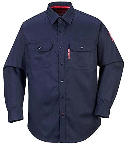 Portwest FR89 Camicia Bizflame 88/12, Taglia L, Navy