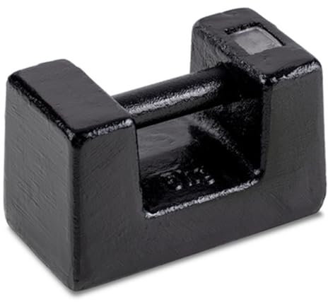 M3 5 Kg Test Weight Rectangular, Lacquered Cast Iron
