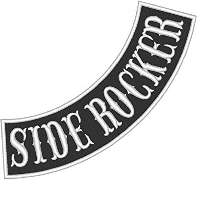 Custom Embroidered 7 Side Rocker Vest Patch Motorcycle Biker Patch Club MC