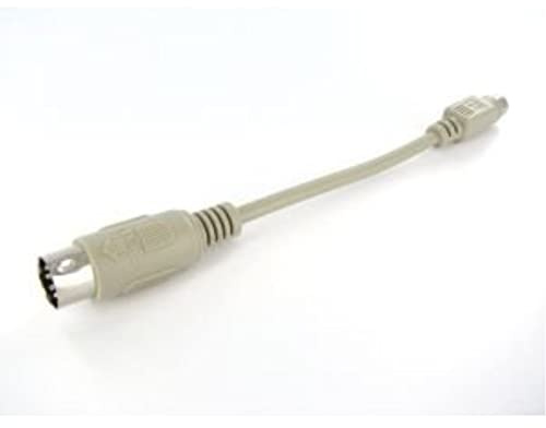 5-Pin DIN-Male at to 6-Pin Mini DIN-Female PS/2 Keyboard Adapter PS2 KB-ATM-PS2F-6I
