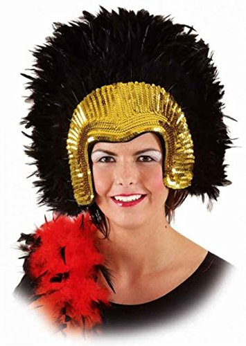 Rio-Kopfschmuck,gold-schwarz