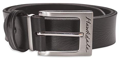Hawkdale Full Grain Mens Leather Belt - Made In The UK - 1.25 - Black, Brown, Tan Strap - # 810-400