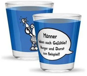 Sheepworld 43396 Schnapsglas Männer