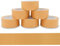 verpacking 6 Rollen Papierklebeband 50m braun, recycelbar, leise abrollend, starker Naturkautschuk Kleber, umweltschonende PP Alternative