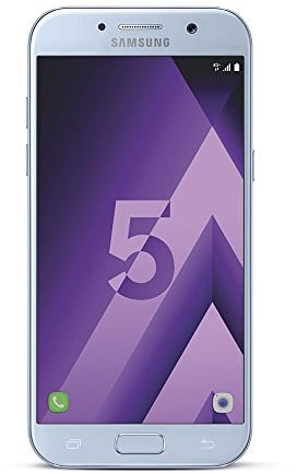 Samsung Galaxy A5 2017 Smartphone portable débloqué 4G (Ecran: 5,2 pouces - 32 Go - Nano-SIM - Android 6.0) Bleu
