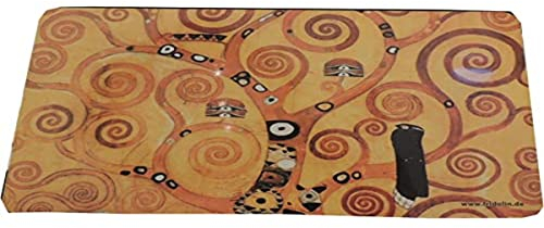 Fridolin Frühstücksbrettchen Klimt-Lebensbaum, Kunststoff, bunt, 23.5x0.2x14.5 cm