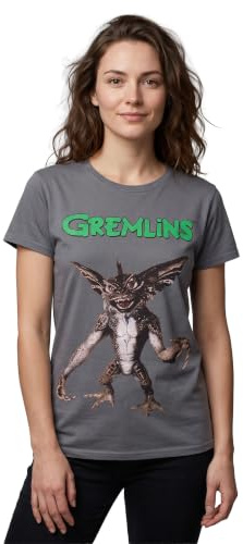 Official Gremlins Spike Women's T-Shirt Charcoal