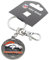 aminco NFL Denver Broncos Impact Schlüsselanhänger, Silber, One Size