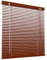 Victoria M. Aluminium Jalousie 90 x 130 cm, holzdunkel, Jalousie ohne Bohren, inkl. Klemmclips
