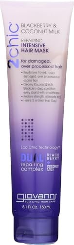 GIOVANNI 2chic Ultra-Repairing Hair Mask for Damaged & Processed Hair, 5 oz