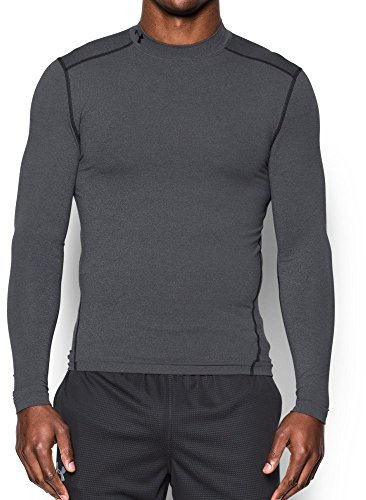 Under Armour Herren Langarmshirt UA CG Mock, Grau, LG, 1265648-090