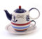 Tea for one Set Silje Keramik, 4-teilig Kanne: 0,4 l, Tasse: 0,2 l