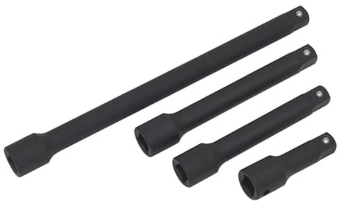 Sealey Ak5513 Impact Extension Bar Set 4Pc 1/2Sq Drive