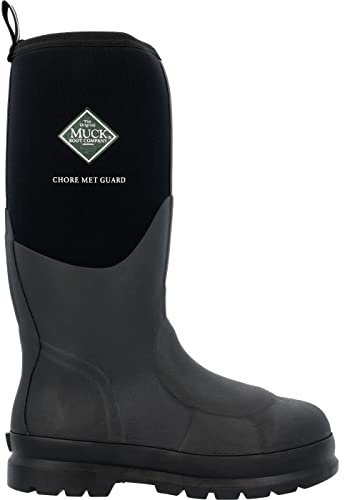 MUCK Chore Met Guard Work Boot, Black, Size 11(0)