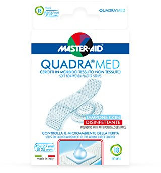 Master Aid Quadra Med Strip 18 Pezzi Mini - 1 Prodotto