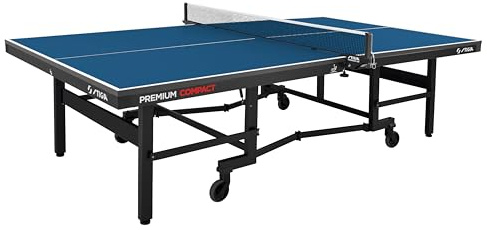 STIGA Premium ITTF Approved Compact Tennis Table – Folds to Minimal Storage Dimensions and Comes Fully Assembled