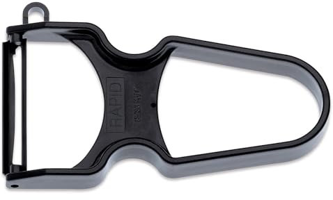 Giesser seit 1776 - Made in Germany - Sparschäler, beschichtete Klinge, klinge beweglich, schwarz, Küchenzubehör, 8249 rap