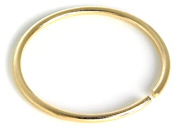 9 Karat (375) Gold 8 mm Nasen Reif Ring