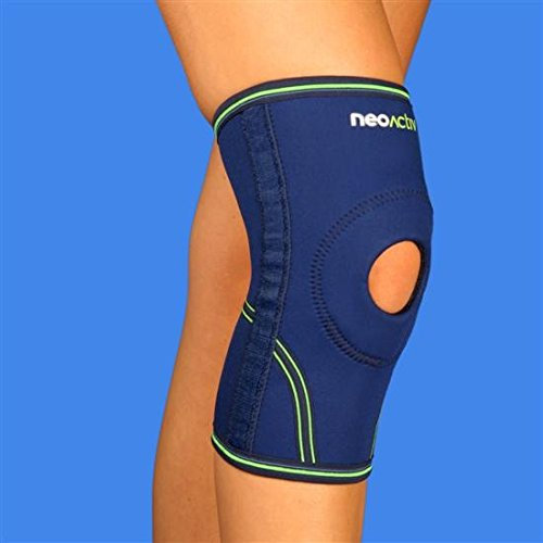 Rodillera de neopreno rótula libre reforzada Emo diferentes tallas xxl (41-44 cm)