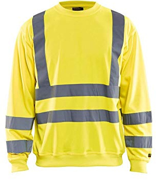 Blaklader 33411974 SWEATSHIRT HIGH VIS, Gelb, grootte S