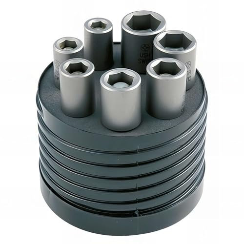 Leman - Coffret 7 Douilles Magnetiques 6 Pans / 50mm