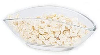 FlexiStore 100 Rosen - 15mm - Deko Rosen Röschen - Satinrosen | Beige