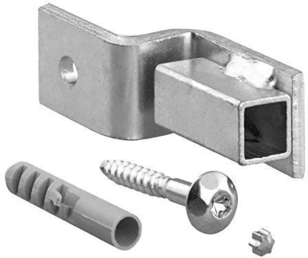 Befestigungs-Set Premium für Fenstergitter mit 12 x 12 mm Stäben Montage auf die Wand galvanisch verzinkt