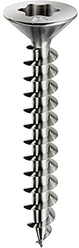 Mustad: 500 Viti Panelvit®, Testa Svasata Piana, 3.5x16 mm, Zincate Chromiting®, Lubrificate Lubex®.