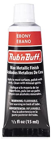 Pack of 1 Ebony Original Metallic Gilding Wax Based Antiquing Decorating Crafts 15ml