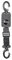 Mares Erwachsene Standard Retractor Edelstahl with Lock Befestigung, Black, One Size