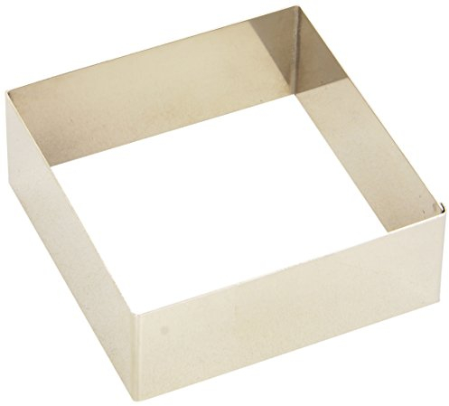 Lacor 68411 Cercle Carre pour Pâtisserie 10 X 10 cm, Gris