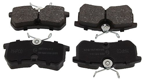 Mapco 6523 Bremsbelagsatz, Scheibenbremse - (4-teilig) | Kompatibel mit: FORD FIESTA V, FIESTA VI, FOCUS I, FOCUS I Stufenheck, FOCUS I Turnier