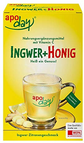Apoday Ingwer + Honig Pulver Beutel, 10 St. Beutel