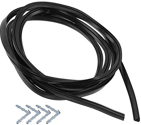 Spares2go Rubber Door Seal With Clips For Lamona Oven Cookers