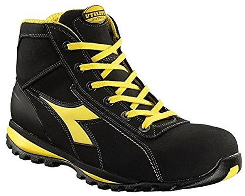 Utility Diadora Glove Mid S3 Hro Sra, Scarpe da ginnastica Unisex - Adulto, Nero, 35 EU